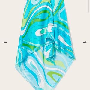 NWT Emilio Pucci Marmo Print Twill Scarf Skirt

Size 38